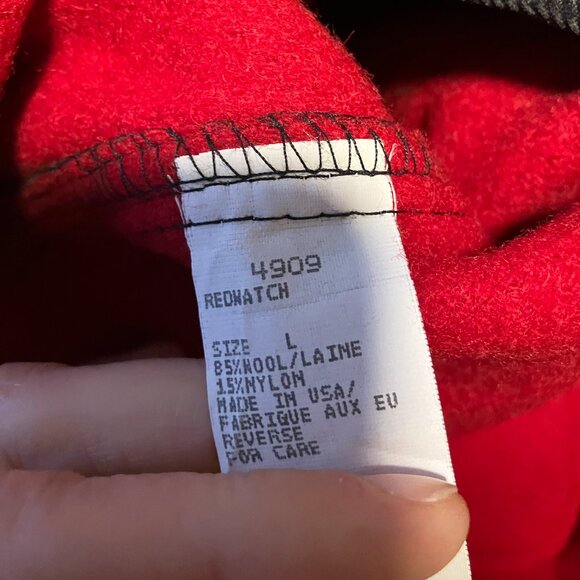 Vintage Woolrich Large Wool Button‎-Up Vest, Just In Time For The Holidays! - Picture 5 of 6